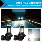2X 9006 HB4 LED Fog Light Bulb for BMW X3 X5 Z4 (2006–2010)