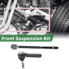 6pcs Front Suspension Kit Tie Rod Ends & Sway Bar Links for Dodge Journey