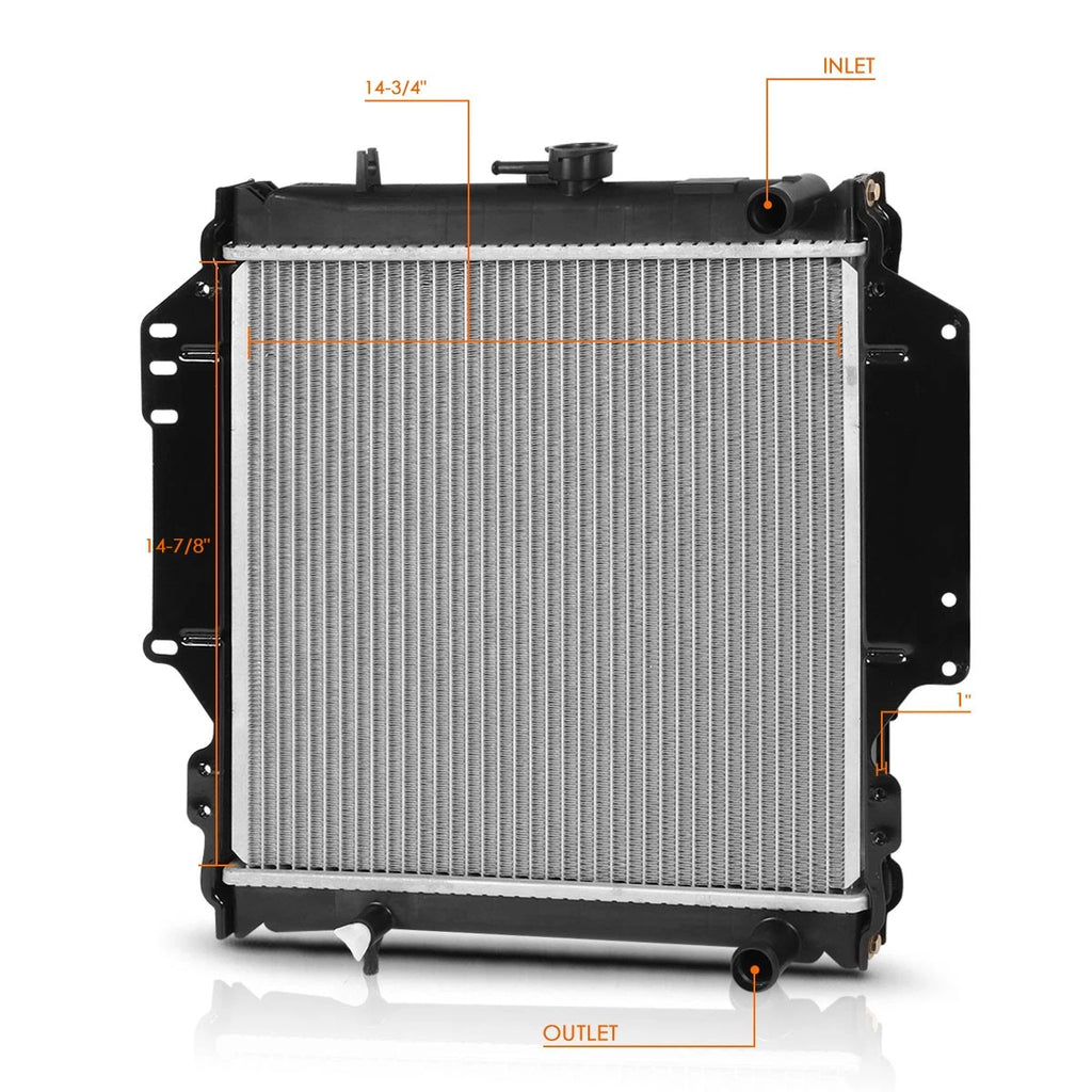 Aluminum Core Radiator for Suzuki Samurai (1985–1988) DPI-208