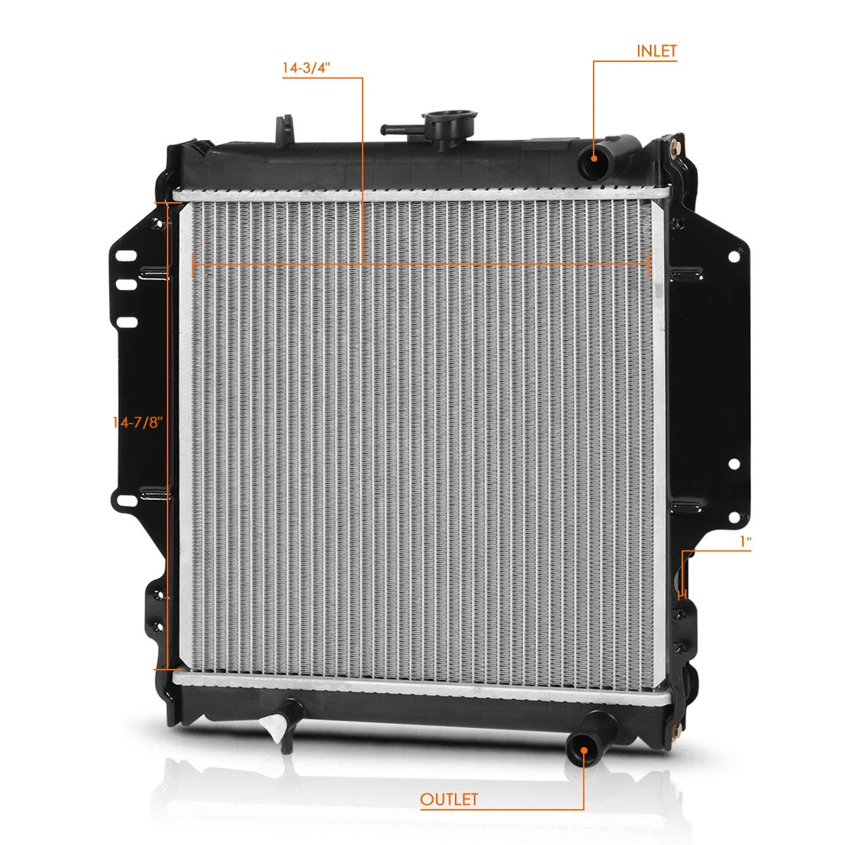 Aluminum Core Radiator for Suzuki Samurai (1985–1988) DPI-208