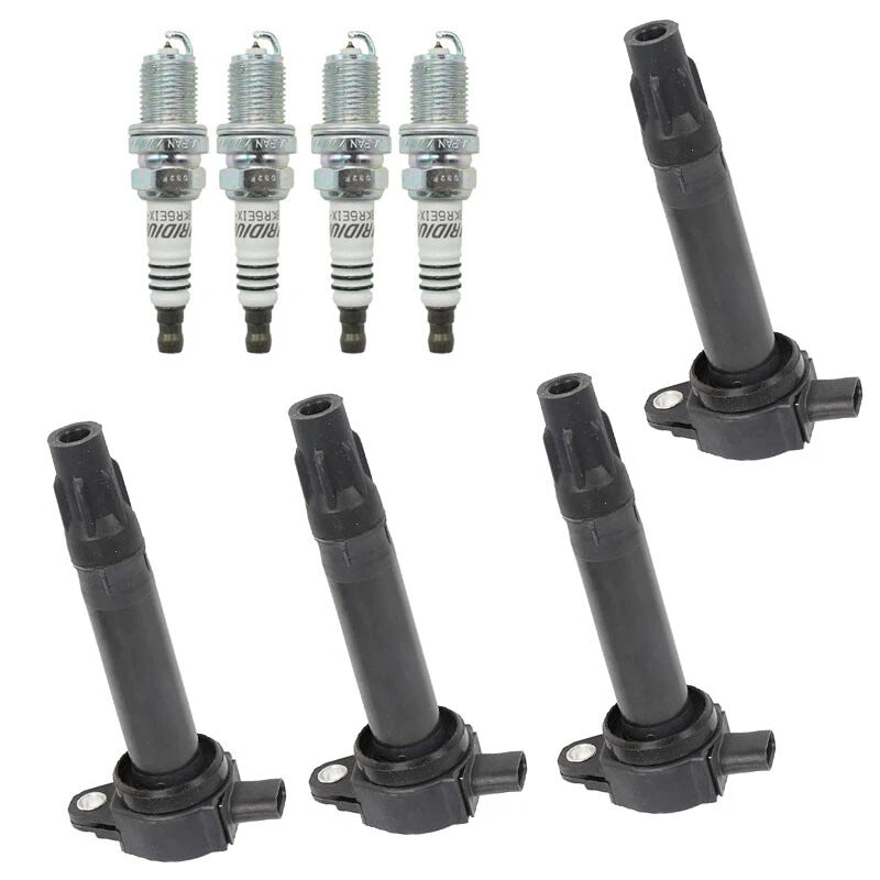 4X Ignition Coils + 4X Spark Plugs for Dodge Journey Jeep Compass (2009–2019) UF557