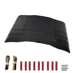 Rear Window Louver Cover for Chevrolet Camaro (2016–2024) Matte Black Plastic