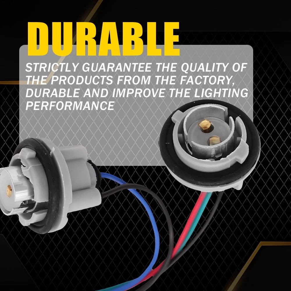 2X Tailgate Hatch Lamp Socket Wire Harness for Subaru Legacy & Outback (2000–2004)