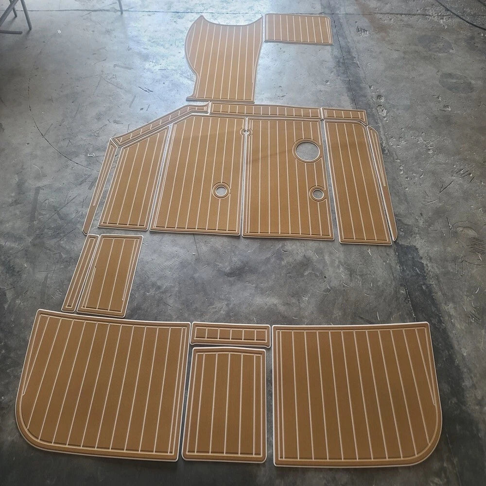 EVA Teak Flooring Cockpit Pad for Sea Ray Sundancer 290 (1999–2000)