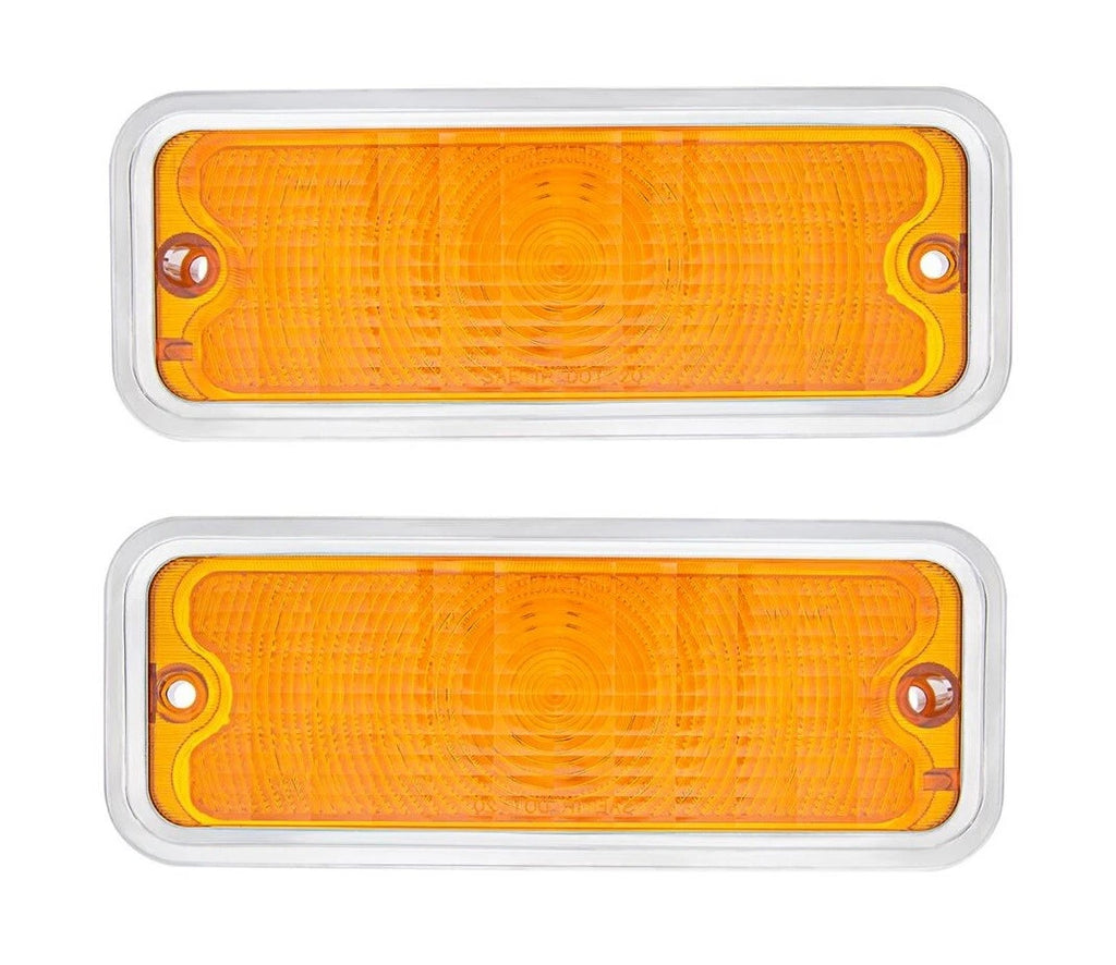 Parking Light Bulbs Replacement for 1973-1980 Chevy GMC Truck Amber LED
