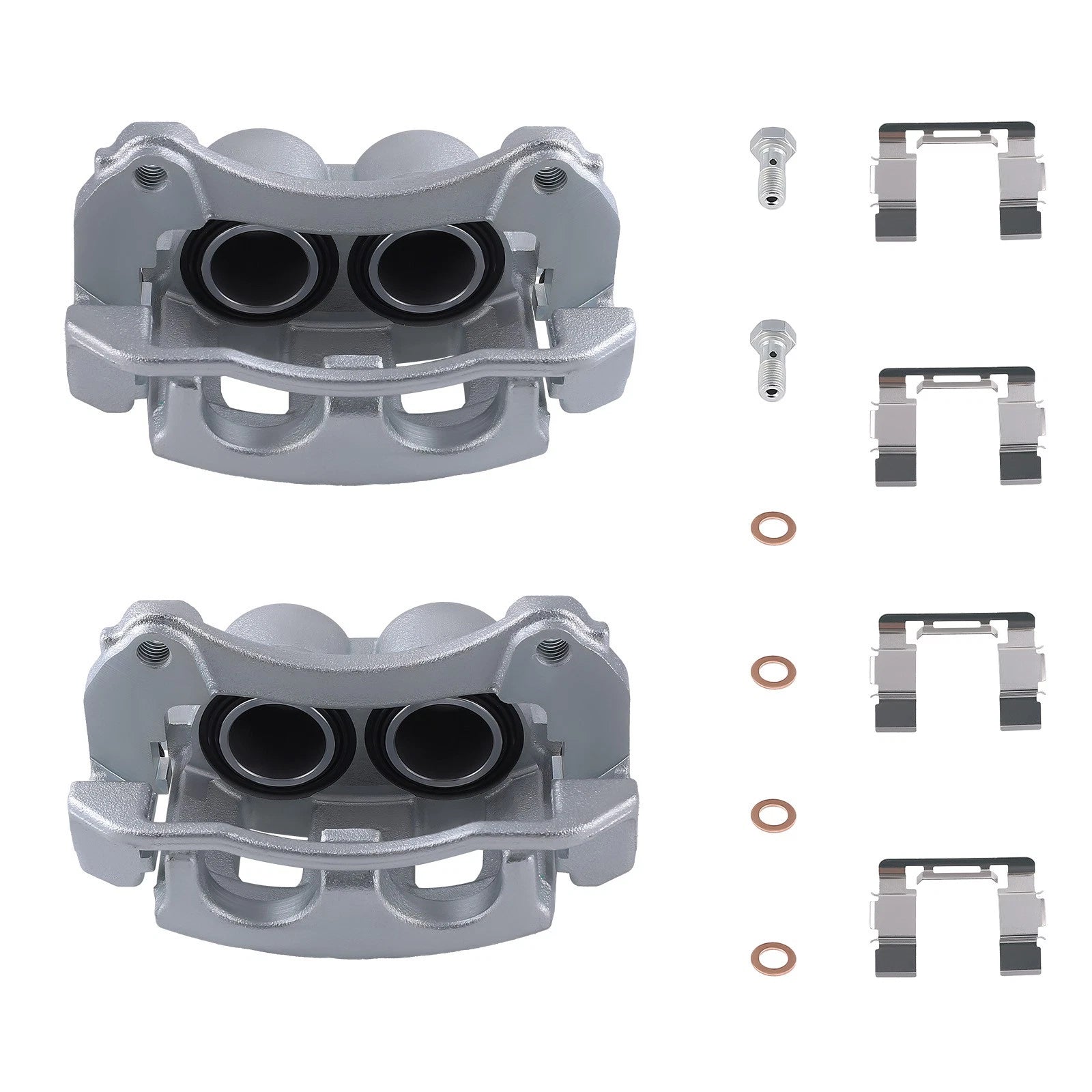 Front Left & Right Brake Calipers with Bracket for Equinox Torrent (2005–2007)
