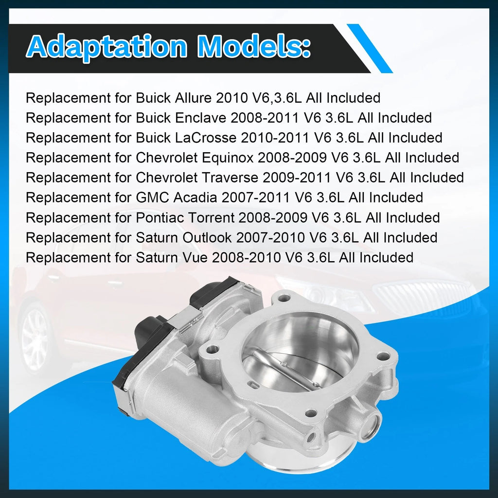 Throttle Body for Chevrolet Traverse 3.6L (2009-2011)