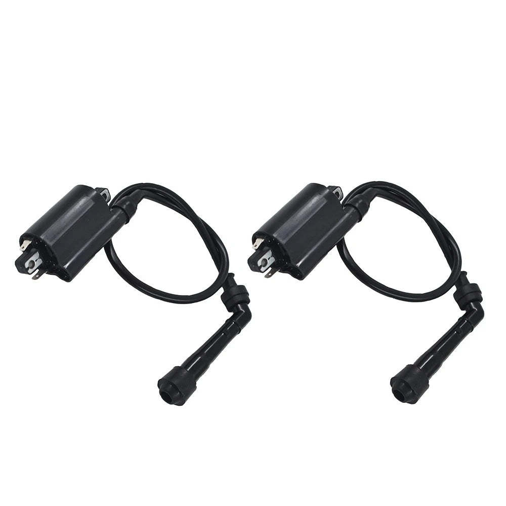 Set of 2 Ignition Coils for Kawasaki EX500 Ninja 500 500R (1987–2009)