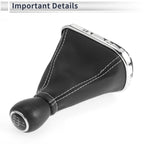 5 Speed Gear Shift Knob with Cover for Chevrolet Cruze (2010–2015) Faux Leather