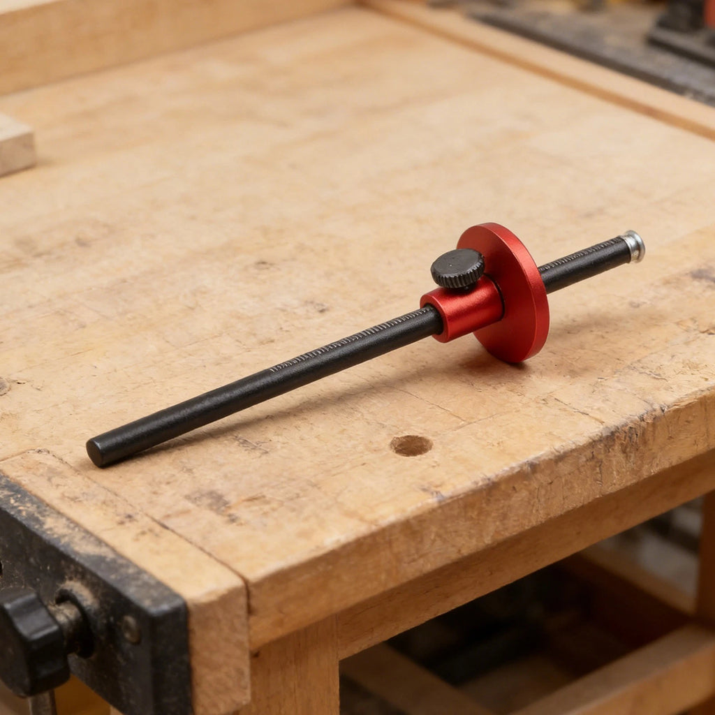 Marking Gauge with Anti-Slip Roller for Woodworking (Metric & Imperial)
