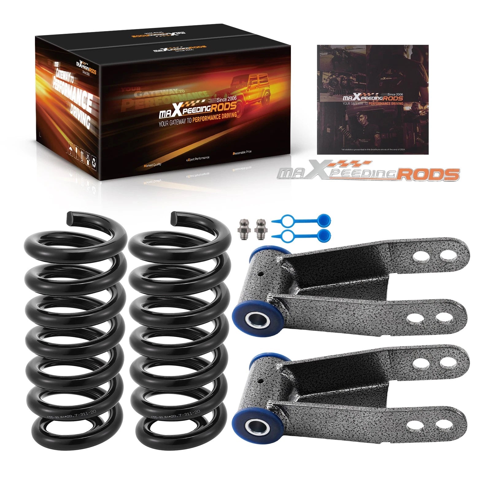 2" Lowering Kit for Chevy C10 GMC C15 2WD (1973–1987) Springs