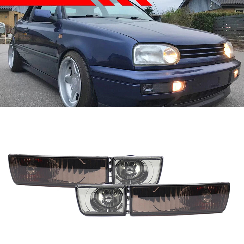 LED Front Bumper Fog Light Indicator for Golf Jetta Vento Mk3 (1993–1998)