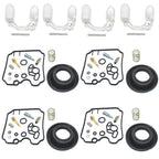 Set of 4 Carburetor Rebuild Kits for TDM850 (1991–1993), FZR1000 (1989–1995), XTZ750 (1989–1993)