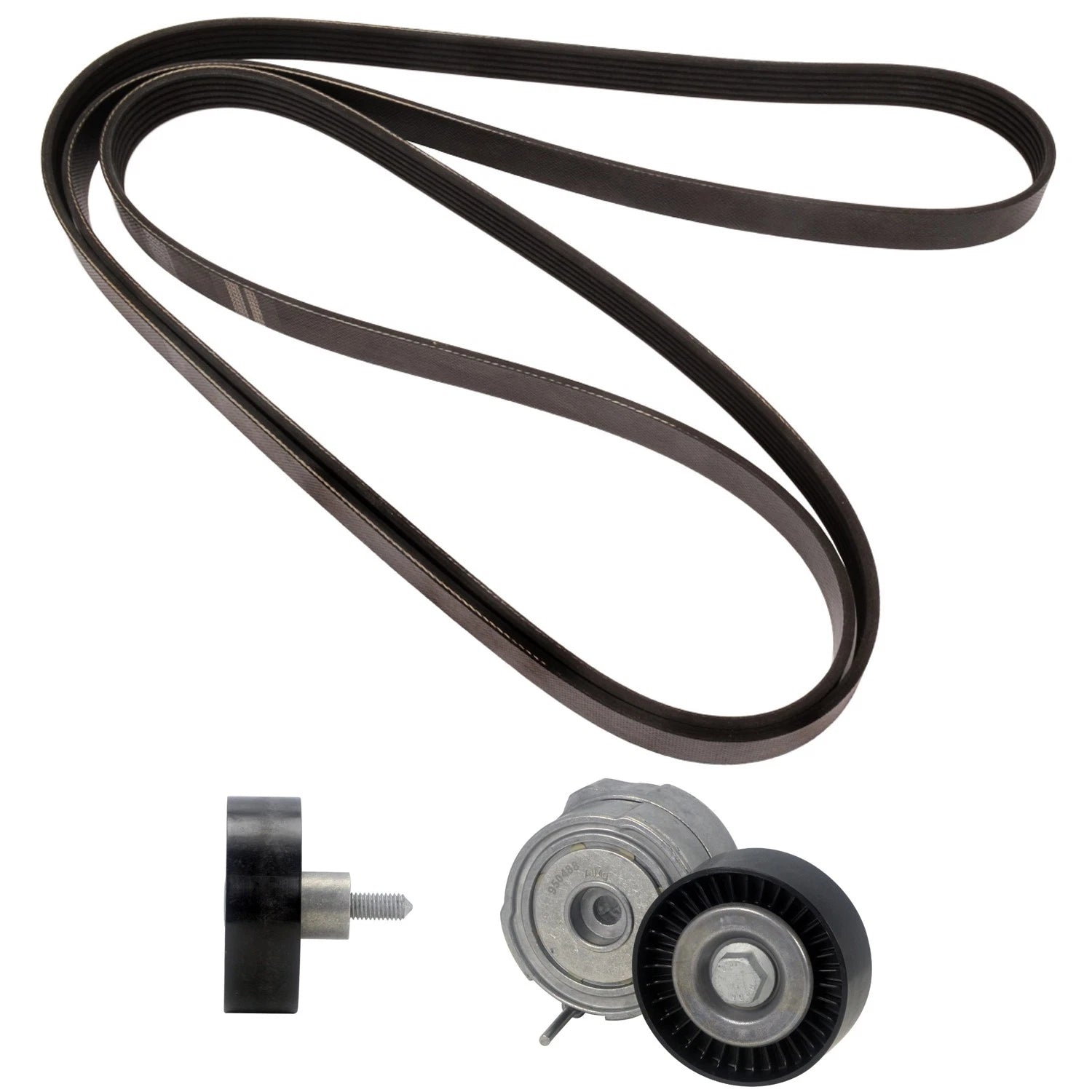 Drive Belt Idler Pulley Tensioner Kit for Audi A8 Quattro L 3.0L V6 (1997–2003)