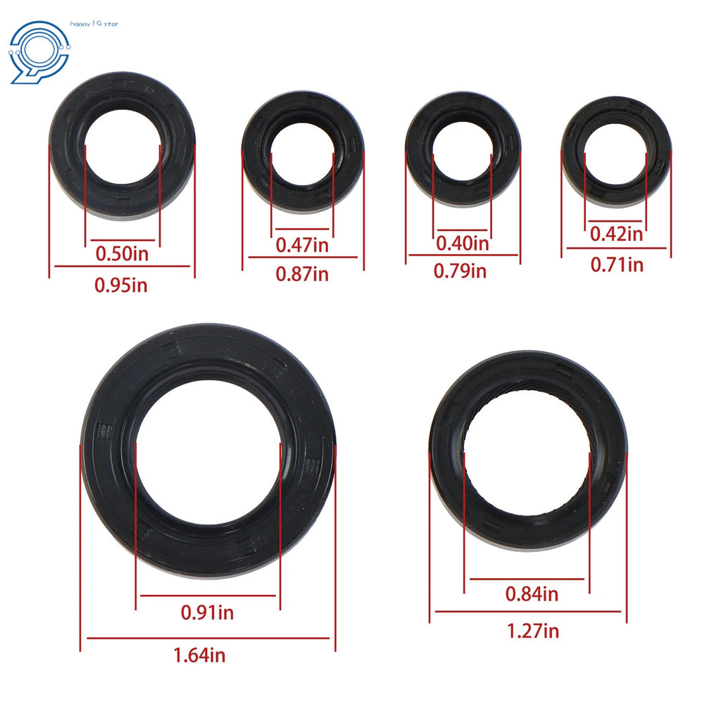 Complete Gasket Kit and Oil Seal for Honda TRX 350TE Rancher ES (2000–2006)