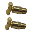 2X MerCruiser Brass Drain Tap 22-16951A1 22-16951Q1 22-87238 (Year Range)