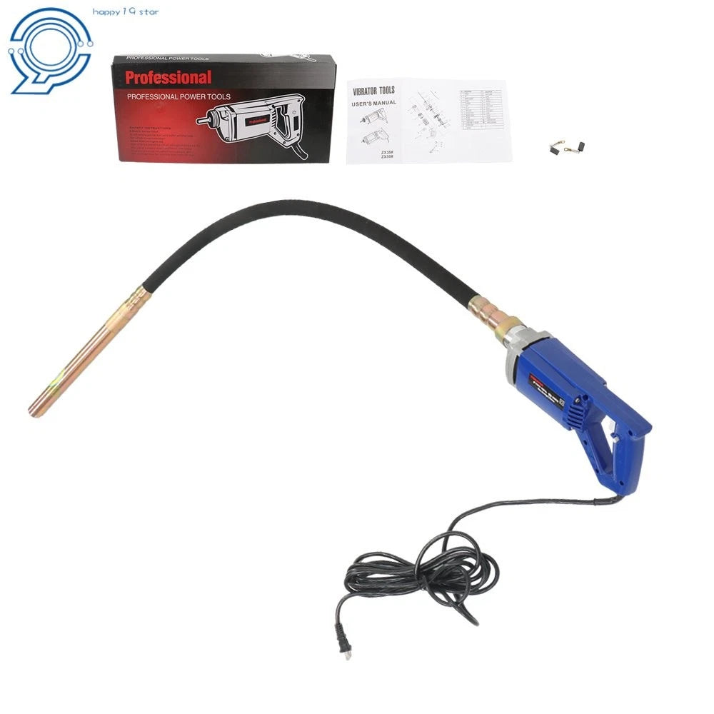 Electric Concrete Vibrator 1500W for Cement Construction (Portable)