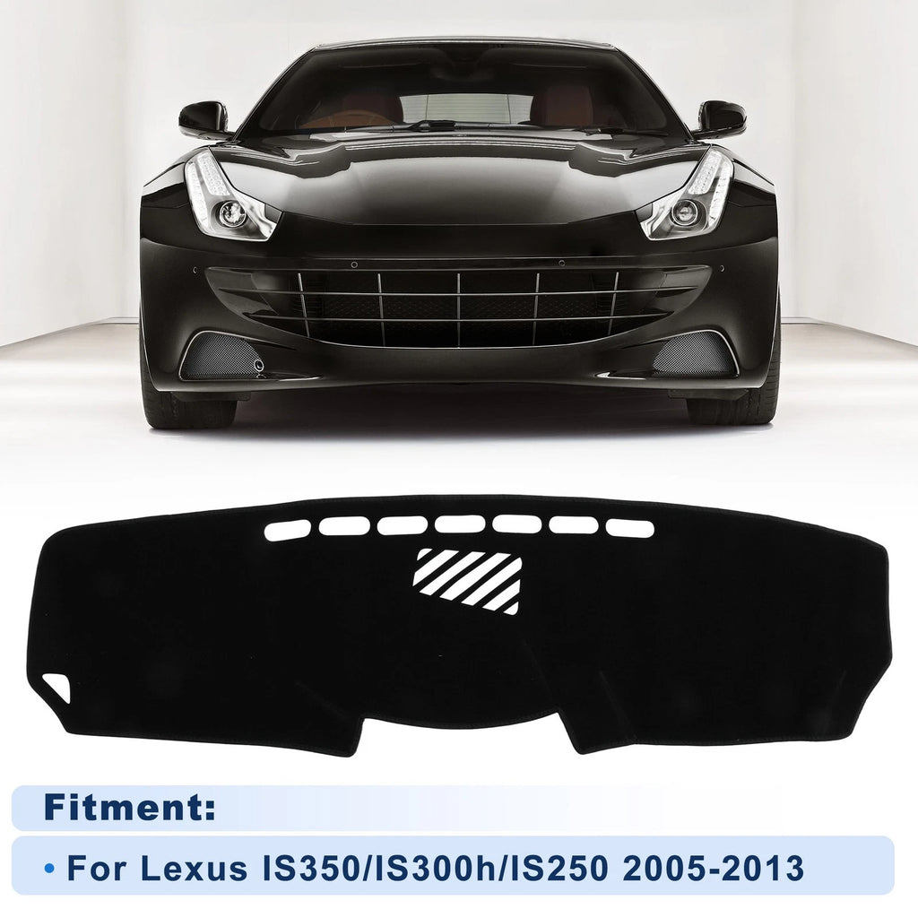 Dash Cover for Lexus IS350/IS300h/IS250 (2005–2013) Polyester Black