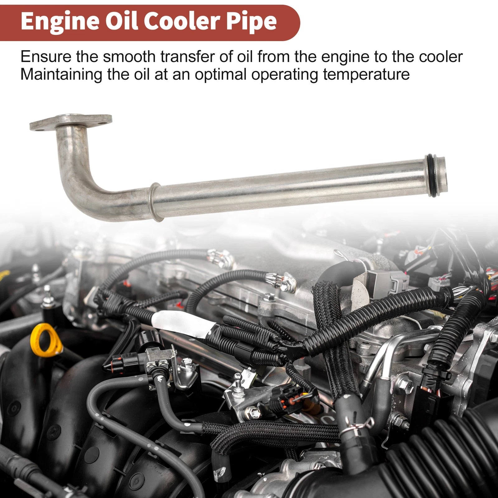 Engine Oil Cooler Tube for Chevrolet Sonic 1.8L L4 (2012–2018) No. 25194218