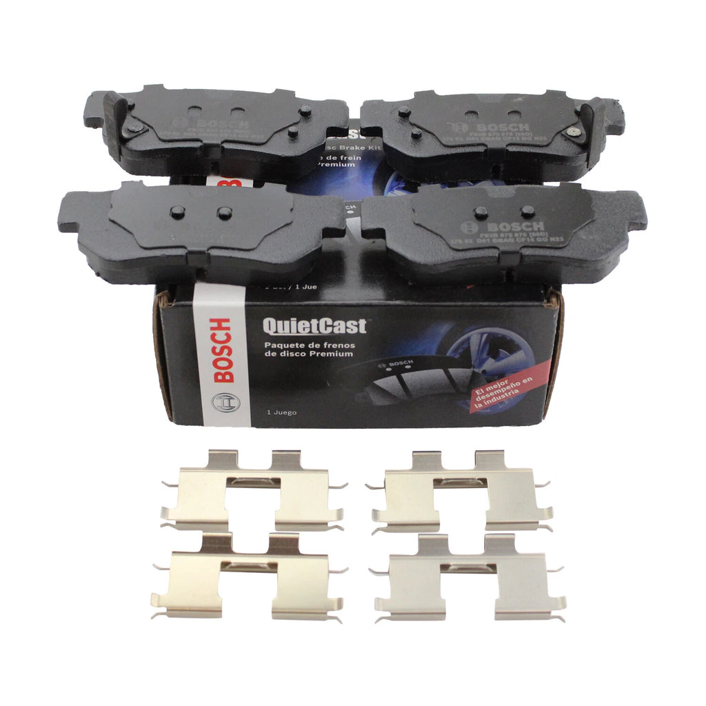 Bosch QuietCast Rear Ceramic Brake Pads for Azera Elantra Sonata (2006–2016)