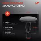 50x Nylon Fascia to Bumper Retainer Clips for Ford