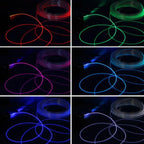 1.5/2/3/4mm LED Fiber Optic Cable for Car Home Lighting Decor