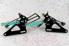 Rearset Footpegs Kit for Honda CB400 VTEC (1999-2007) - Black GP Shift Aluminum