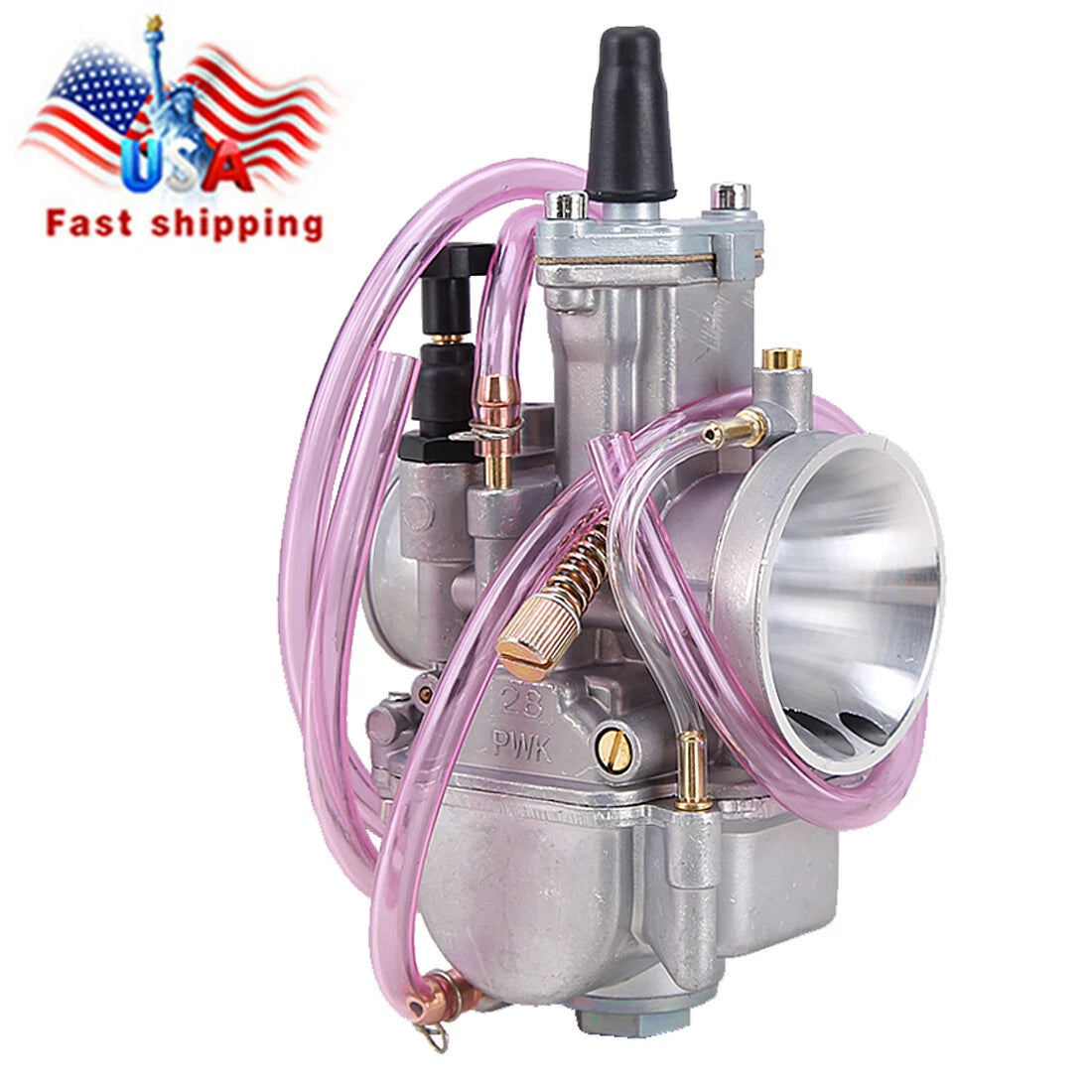 Racing Flat Side Carburetor for Kawasaki KX100 KX80 KX85 Suzuki RM100 (2000–2023)