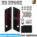 Saddlebag Hardware Kit for Harley Touring (Matte Black)