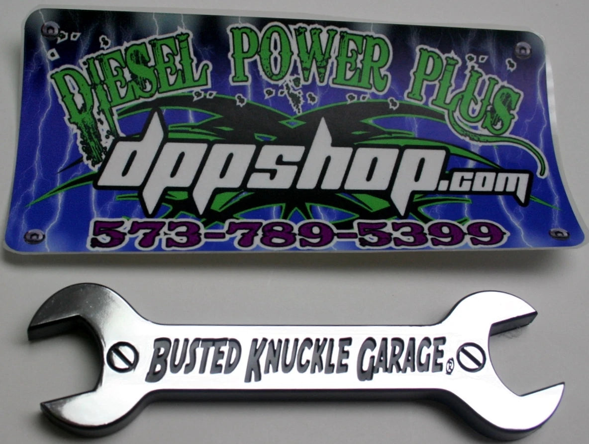 Busted Knuckle Garage Emblem 3M Sticker Decal for Tool Box (Chrome)