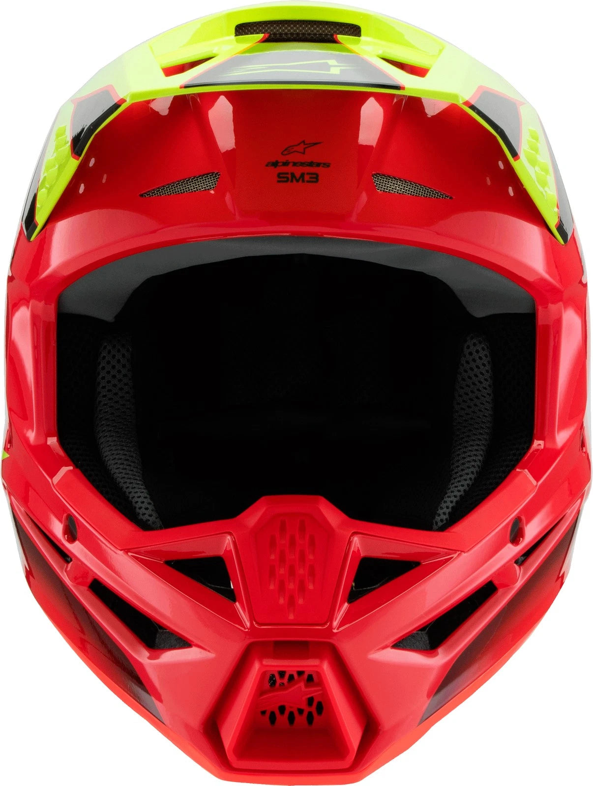 Alpinestars SM3 Youth Off-Road Motorcycle Helmet for Youth (Red/Yellow/Black)