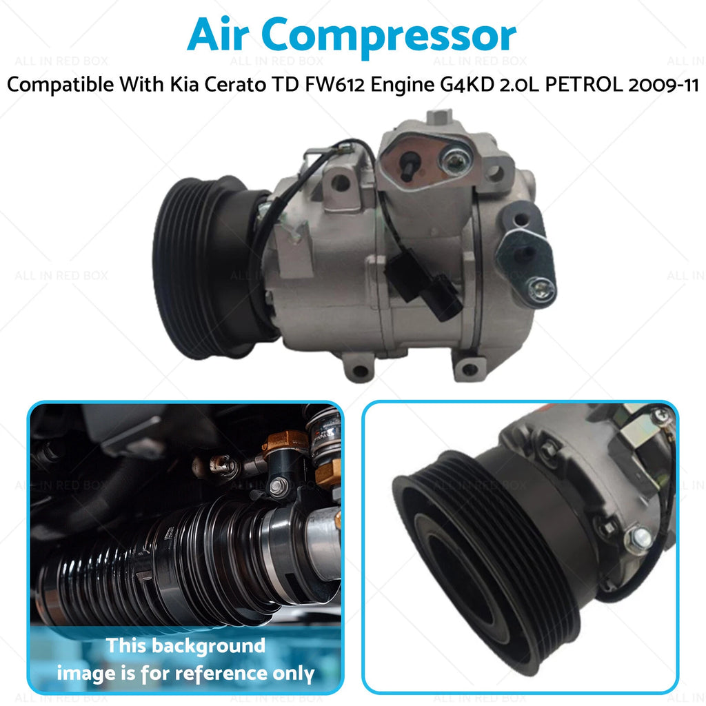 AC Compressor for Kia Cerato (2009–2011) FW612 G4KD 2.0L Petrol