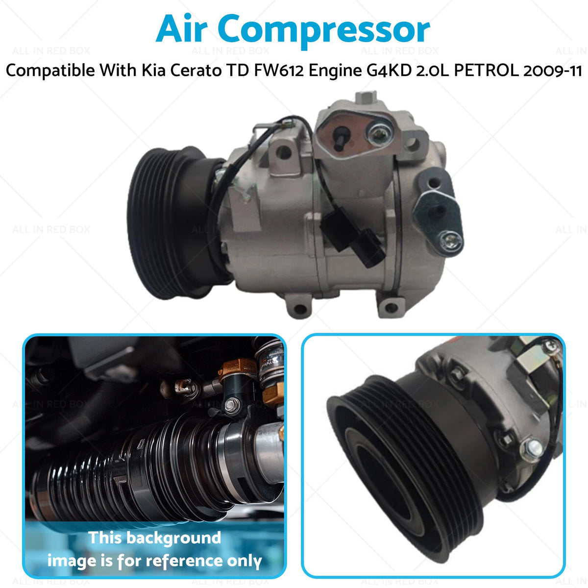 AC Compressor for Kia Cerato (2009–2011) FW612 G4KD 2.0L Petrol