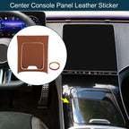 Center Console Panel Sticker for Mercedes-Benz EQE350 2022-2024 Brown Set