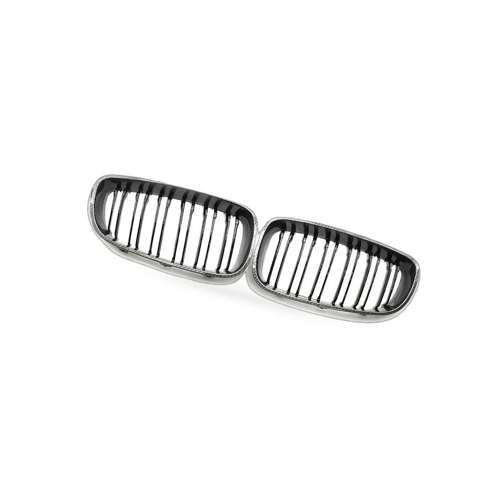 Carbon Gloss Black Dual Line Front Grille for BMW 3 GT F34 (2014–2017)