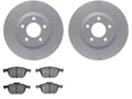 Front Brake Pad and Rotor Kit for Mazda 5 (2006–2010, 2012–2015) JG712BW