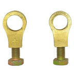 2 x Pure Brass Battery Terminal Top-Post Cable Terminals