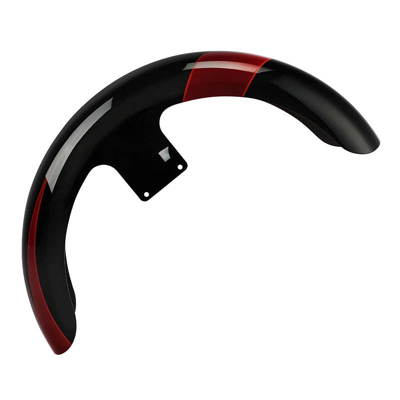 21" Front Fender for Harley Touring (1997–2013) - Starfire Black / Atomic Red