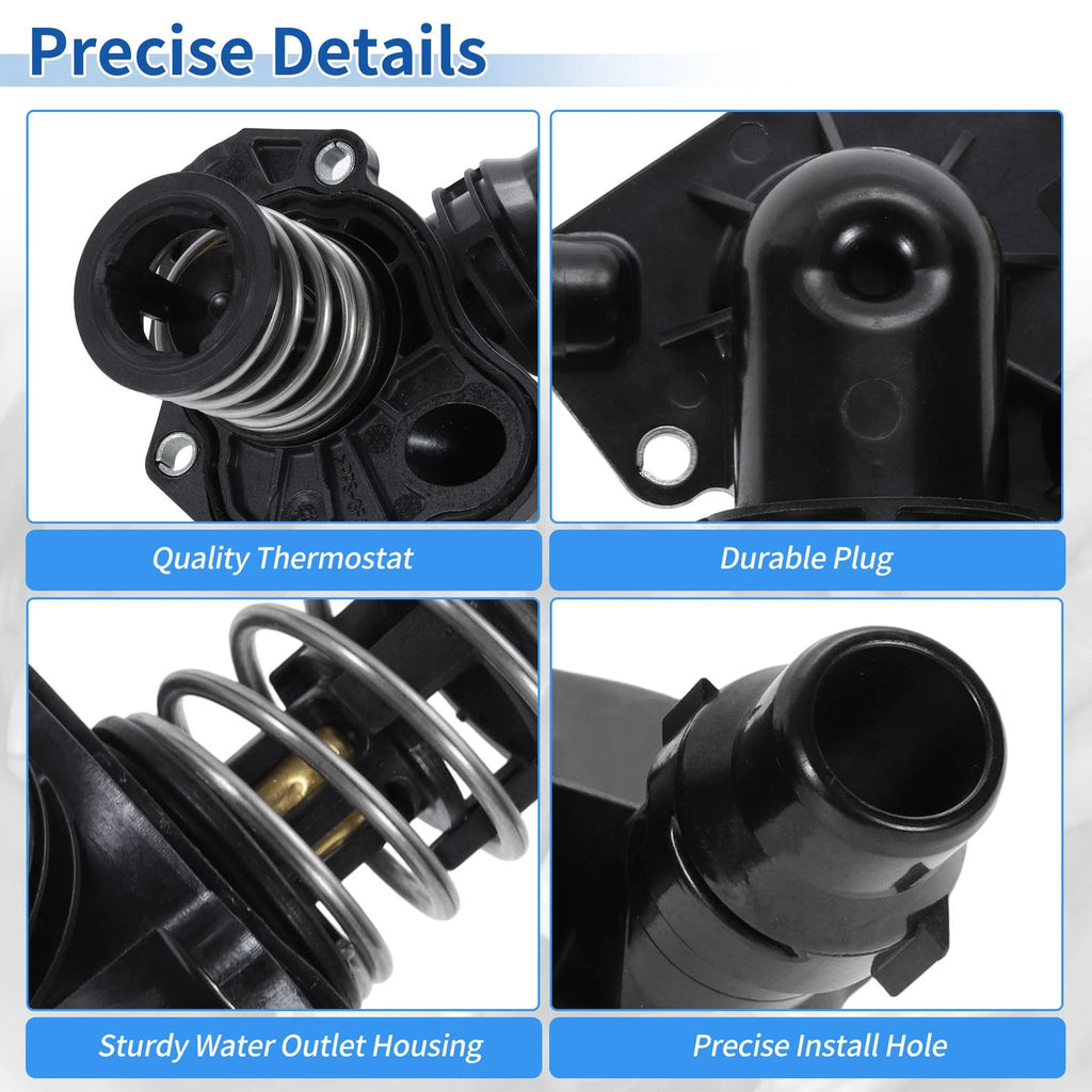 Engine Coolant Thermostat for BMW 535D 2014-2016, 740LD 2015, 11518516206