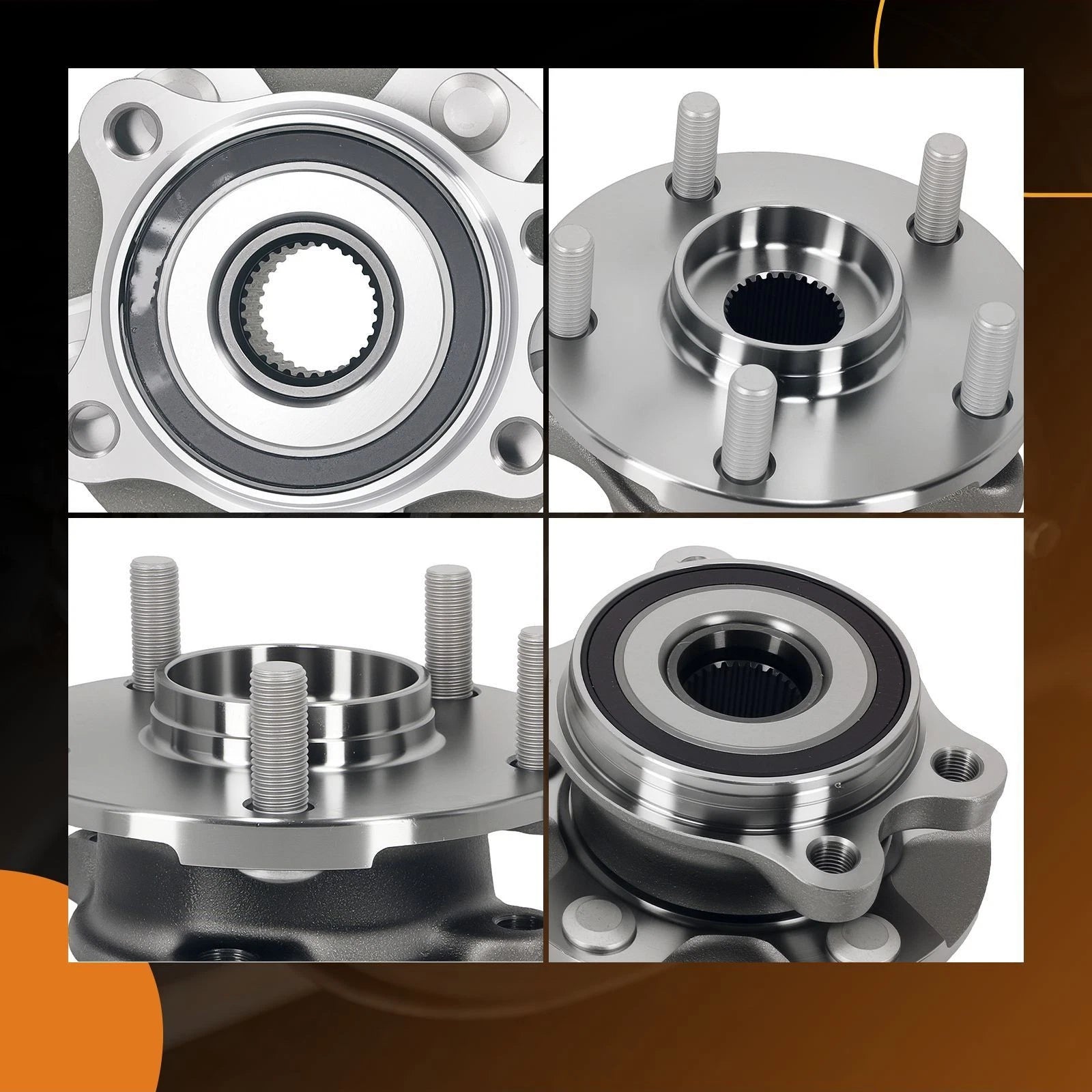 Front LH RH Wheel Hub Assembly for Scion tC (2011–2016) 513258 4355042020