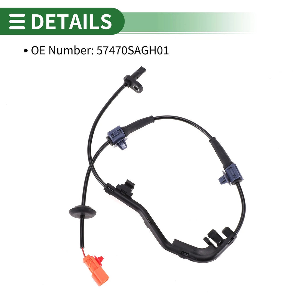 ABS Wheel Speed Sensor No. 57470SAGH01 for Honda City GD6 (2007–2008)