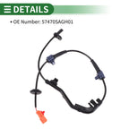 ABS Wheel Speed Sensor No. 57470SAGH01 for Honda City GD6 (2007–2008)