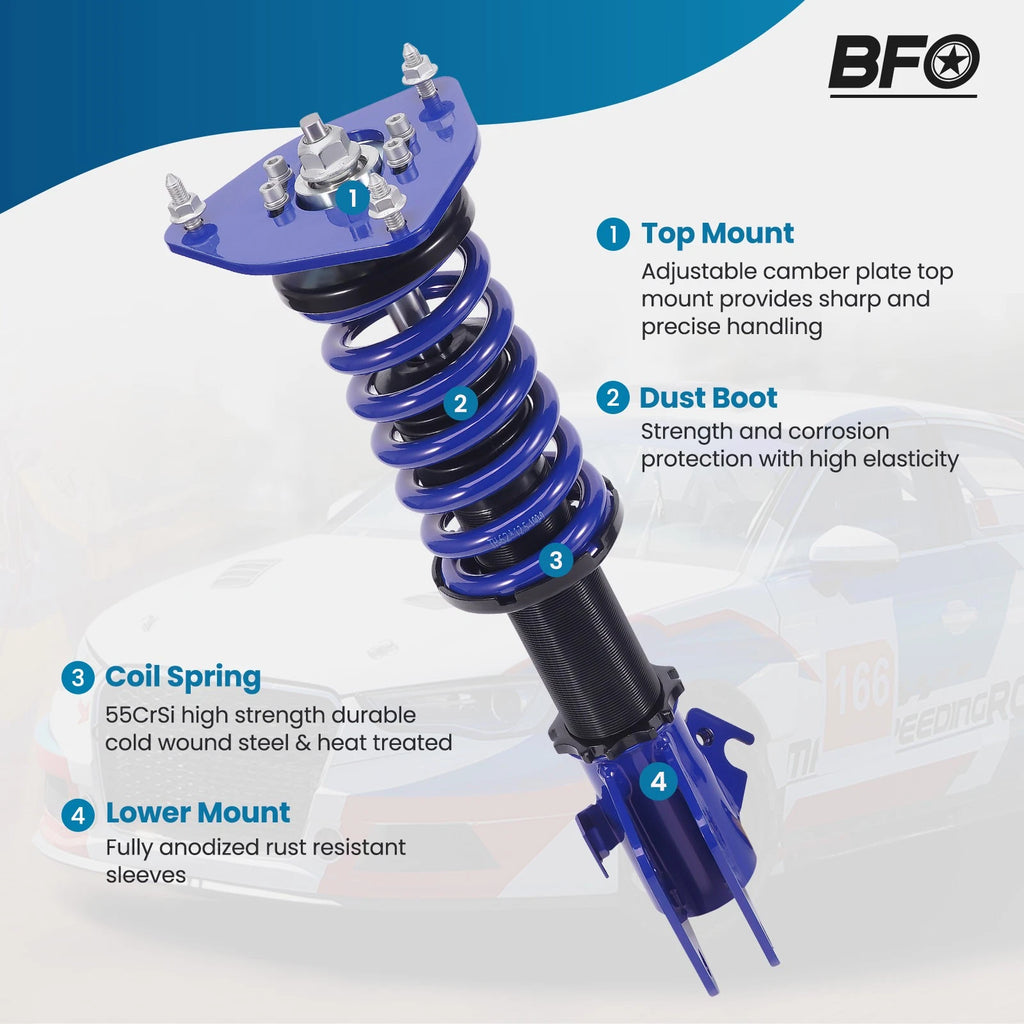 Coilover Shock Struts Lowering Kit for Subaru Forester (2003-2008)