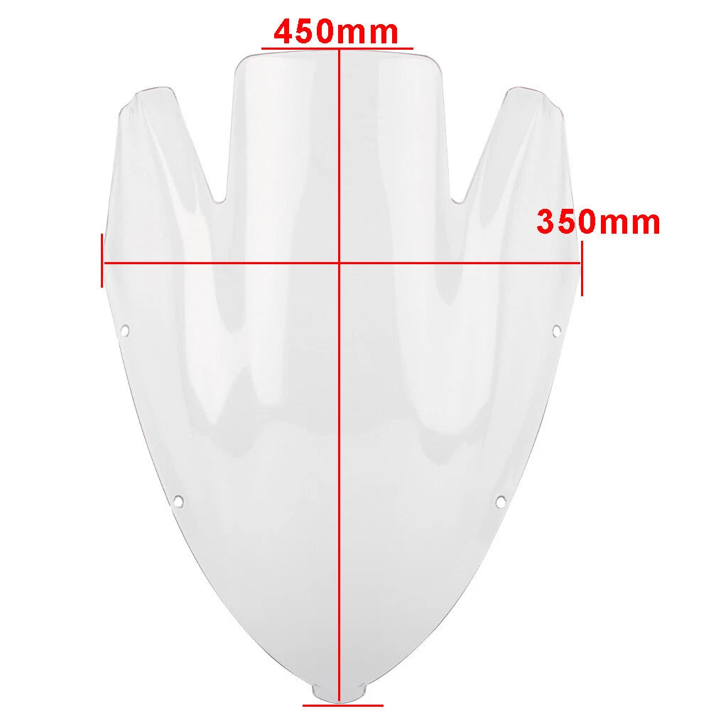 Windshield for Kawasaki Ninja 650 ER6F (2006–2008) - Black