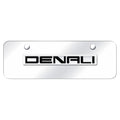 Chrome Name on Chrome Mini License Plate - Officially Licensed for GMC Denali