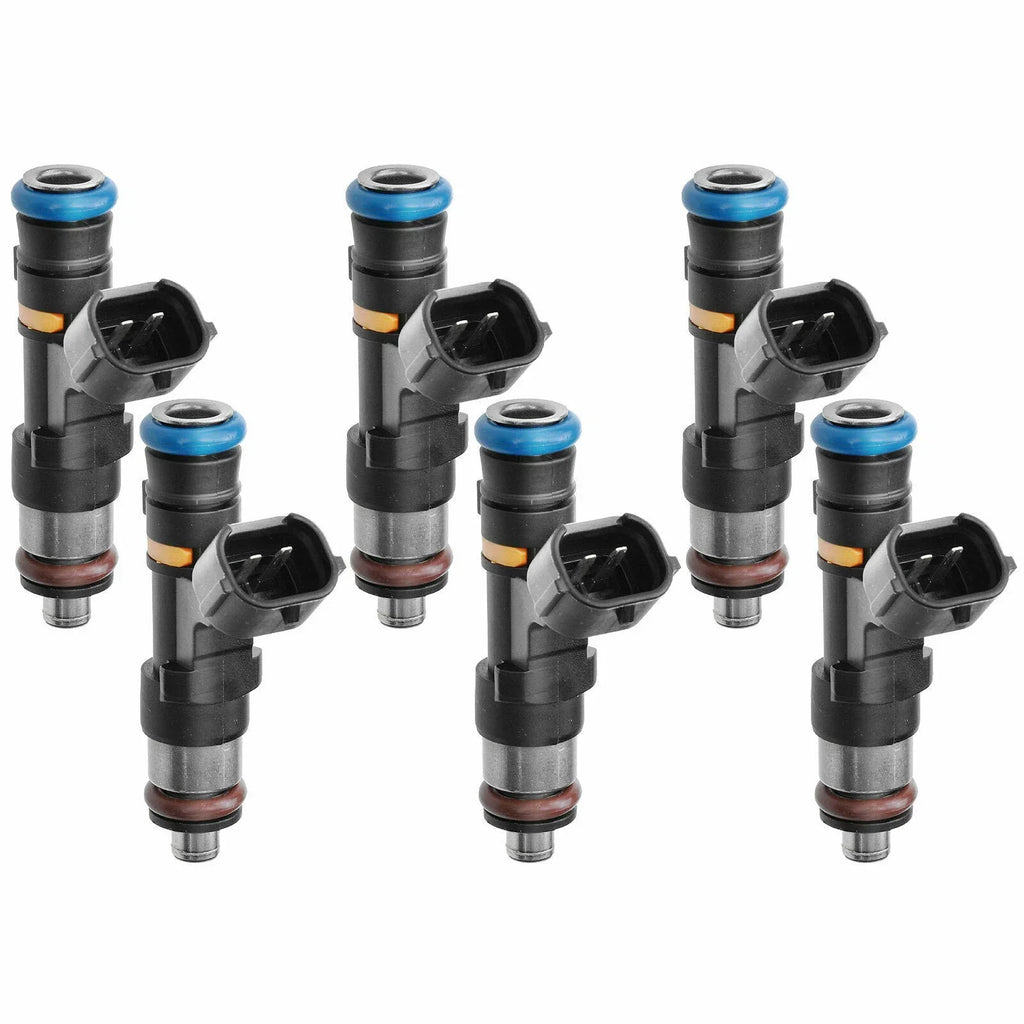 6PCS Fuel Injectors for Nissan 350Z Z33 Murano Z50 Infiniti G 3.5L VQ35DE