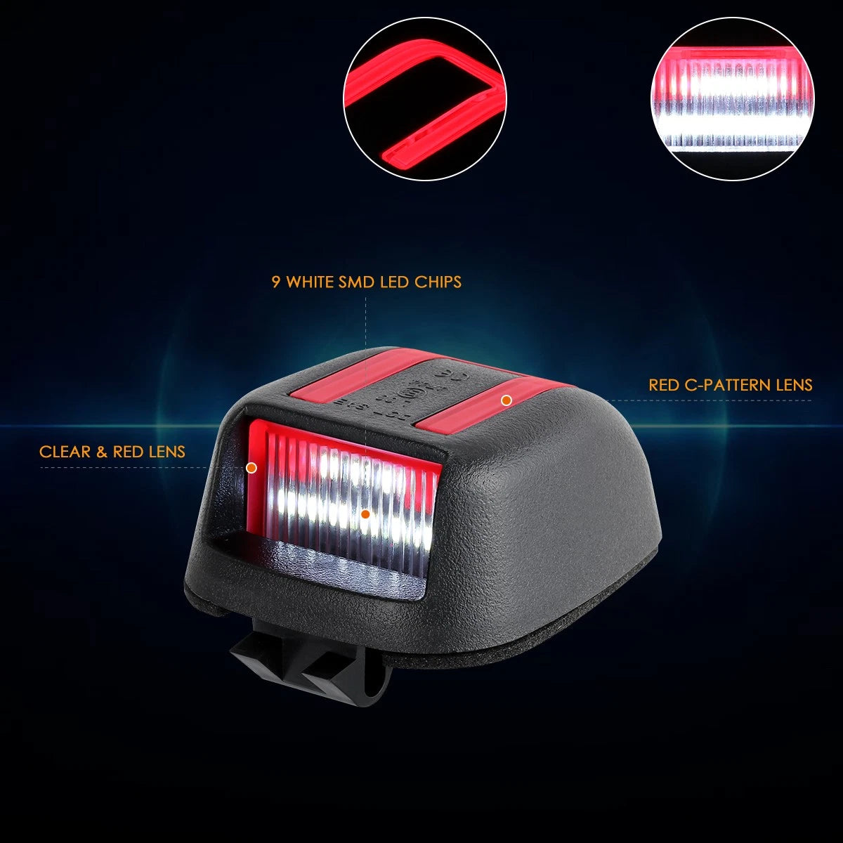C-Bar LED License Plate Light for Nissan Frontier/Titan/Xterra (2005–2019)