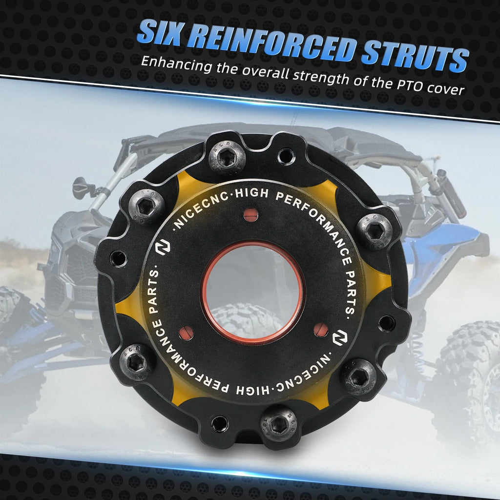 Crankcase PTO Bearing Cover Guard for Can-Am Maverick X3 Max RR (2020–2023)