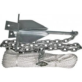 BLA Sand Anchor Kit for Boats (Approx 5m) - 8S 146018, 8lb, 50m Rope