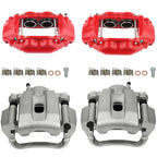 Front Rear Brake Calipers w/ Bracket Kit for Toyota Tundra (2007–2017)